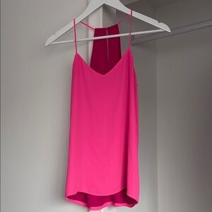 Women's Pink Spaghetti Strap Top